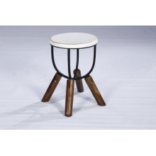Industrial Best Quality White Color Wooden Stool